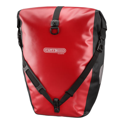 Ortlieb Unisex's Back-Roller Classic QL2.1 Bicycle Bag (1 Pair) -Black/Red, 40 Litre
