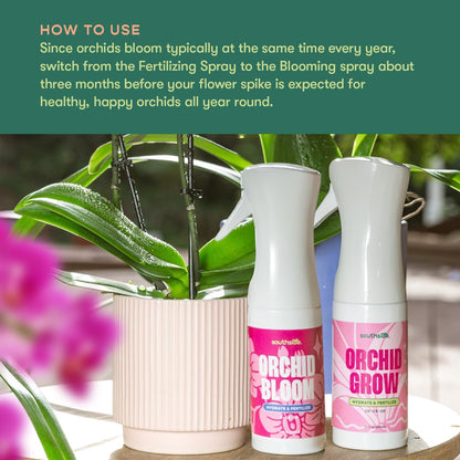 Southside Orchid Grow Fertilizer - 7.1 Oz Gentle Formula for Reviving Dormant Orchids | Easy Continuous Spray