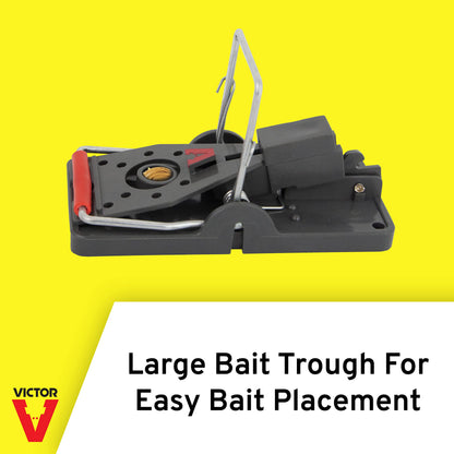 Victor Power-Kill Humane Mouse Traps M393SSR - 6 Easy Set,Reusable,Power-Kill Victor Mouse Traps,(Pack of 6)