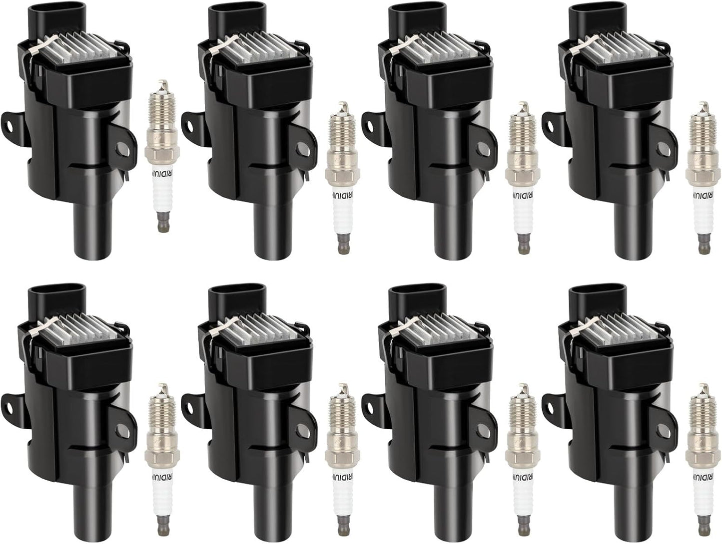 ECCPP 3 ignition coils with 3 iridium Spark Plugs,UF808,coils packs,for Smart Fortwo 2016-2017 0.9L‎224332428R,UF-808