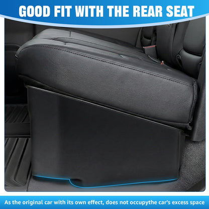 Flyvaroo Underseat Storage for 2019-2026 Chevy Silverado 1500 Crew Cab, Divider Under Seat Storage Box for 2020-2026 Silverado/Sierra 2500HD 3500HD Double Cab & Crew Cab with Mesh Pocket & Inner Bin