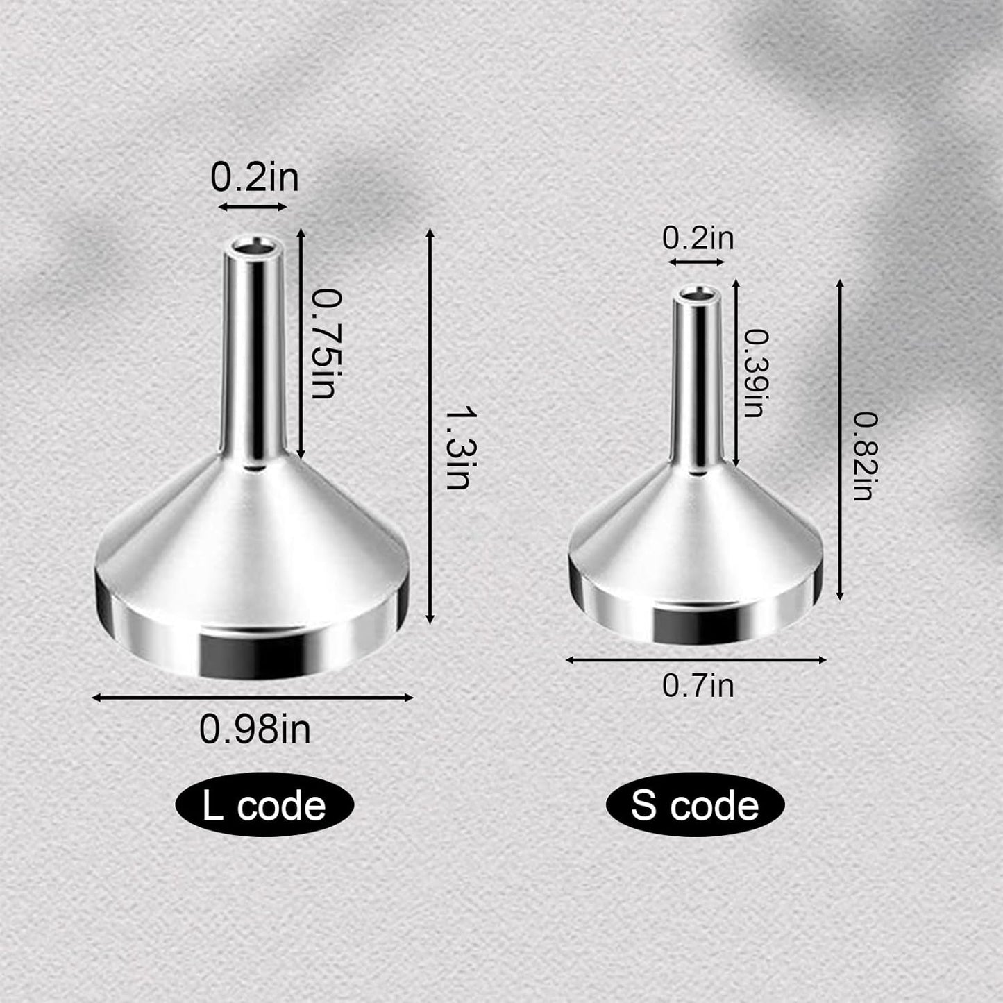 Mini Metal Funnel - Leakproof Essential Oil & Perfume Transfer Tool | Compact Design for Bottles