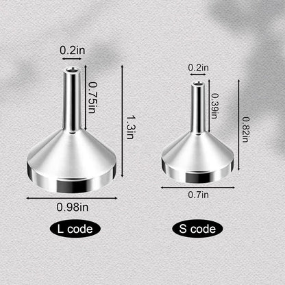Mini Metal Funnel - Leakproof Essential Oil & Perfume Transfer Tool | Compact Design for Bottles