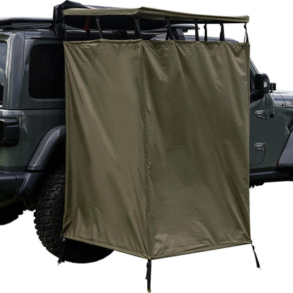 SAMOUT Vehicle Side Shower Room with Roof, 3.3ft x 3.3ft Privacy Shelter Restroom, Car Side Shower Room, Portable Shower Tent for Camping