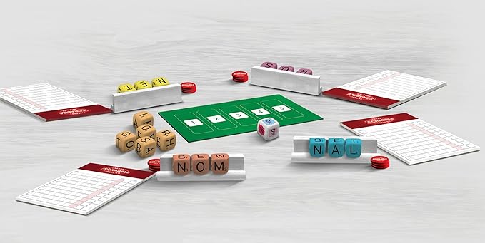 Fanroll Scrabble Texas Spell Em Board Game Scrabble Meets Texas Hold 'Em Poker with Dice!