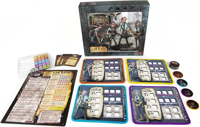 Chip Theory Games Too Many Bones: Lab Rats Dice-Builder Roleplaying Game Expansion Strategic Fantasy RPG Game Accessories for Ages 14 and Up 1-4 Players