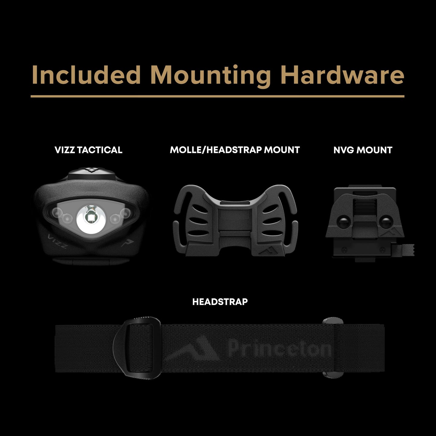 Princeton Tec Vizz Tac MPLS-Black