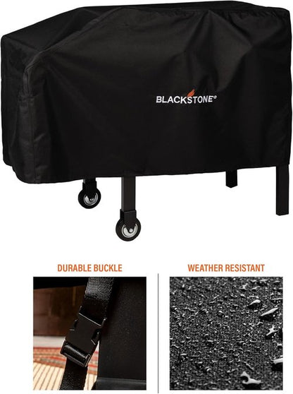 Blackstone 28” Single Shelf Griddle Cover - Durable 600D Polyester, Sleek Black Design