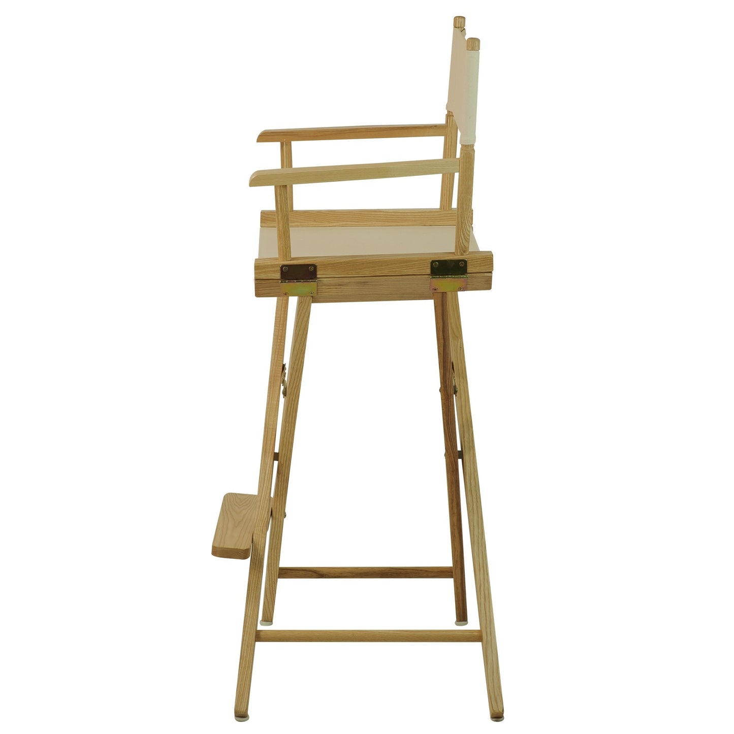 American Trails Extra-Wide Premium 30" Director's Chair Natural Frame with Natural Canvas, Bar Height