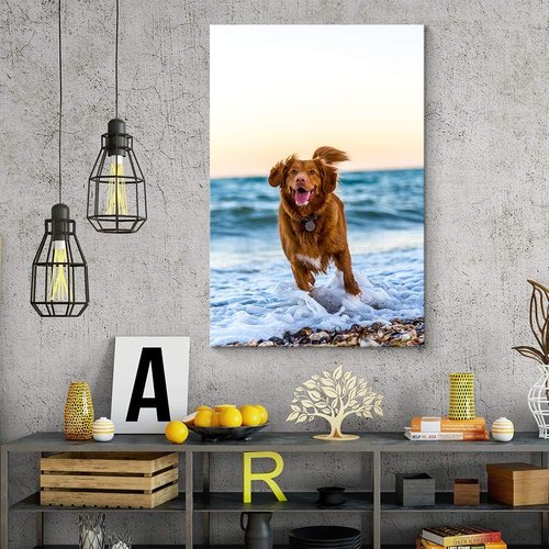 Custom Canvas Prints by NWT - Personalized Pet Photos for Wall Art | 24x16 Inches