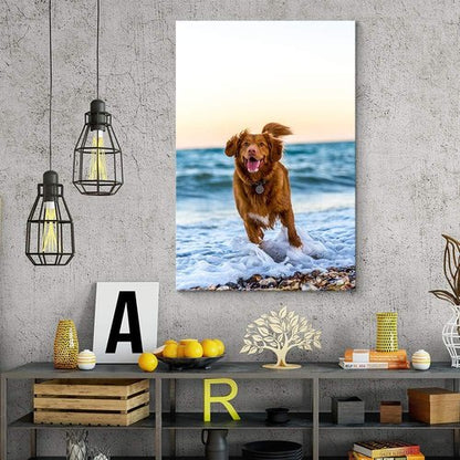 Custom Canvas Prints by NWT - Personalized Pet Photos for Wall Art | 24x16 Inches