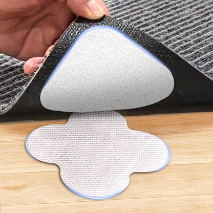 PHIXBEAR Heavy Duty Carpet Pad Gripper - 16 Sets of Super Adhesive Hook and Loop Strips for Rug Safety