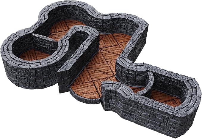 WizKids Warlock Tiles: Expansion – 1 in. Dungeon Angles &amp Curves