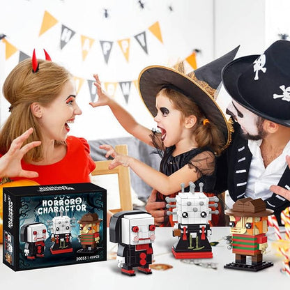 Halloween Action Figure Building Set Compatible with Lego for AdultsPinheadFreddyBilly Horror Present for FanHome Decorfor Kids Toys 529 pcs