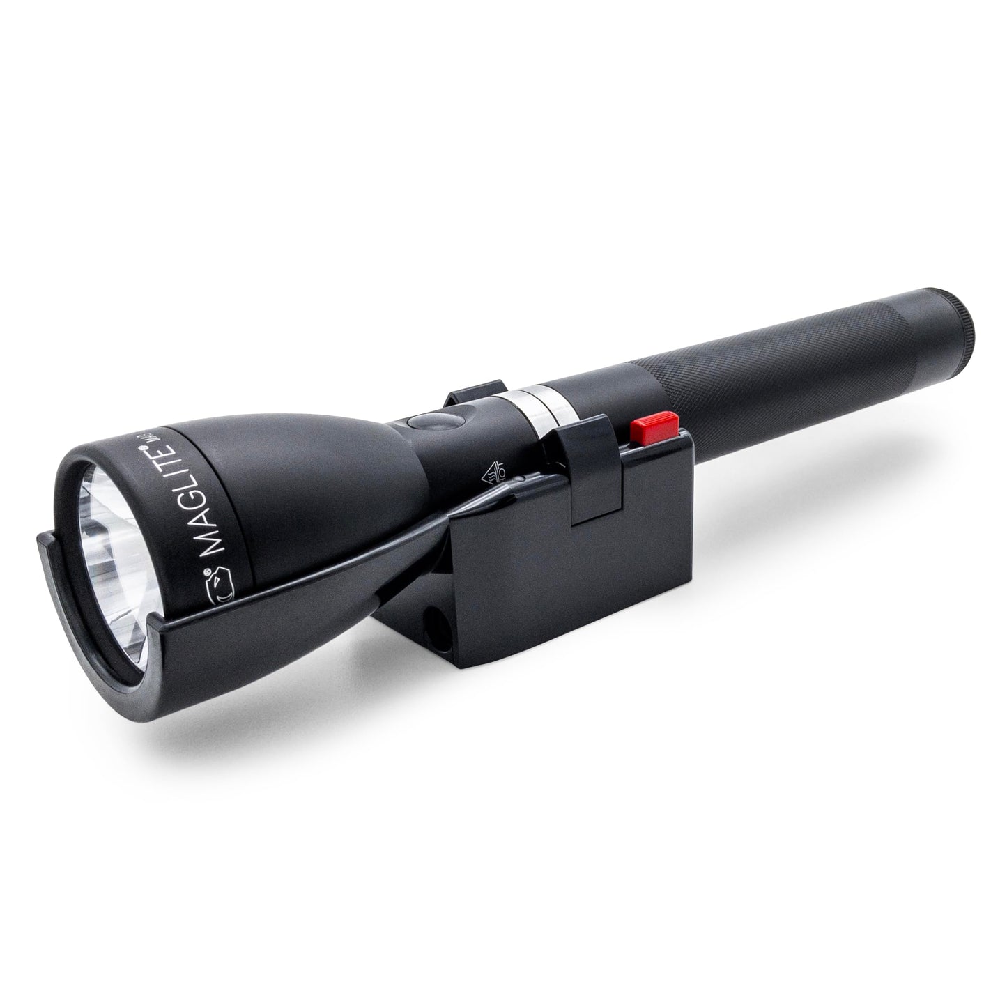 MagLite ML150LRX LED Rechargeable Flashlight – 1082 Lumens, 458m Beam Distance, Matte Non-Slip Tactical Grip – Black