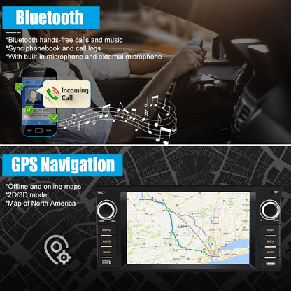 AWESAFE Android Car Radio for Jeep Wrangler JK 2007-2018, Dodge Ram 1500 2500 3500, Jeep Compass Patriot 2009-2016, Touch Screen Jeep Jk Radio with Carplay Android Auto AM FM