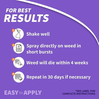 Bonide Poison Oak & Ivy Killer - Fast-Acting 32 oz Ready-to-Use Spray for Effective Home Gardening