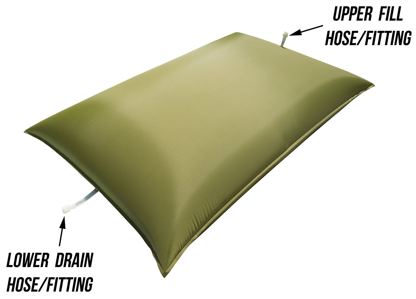 Water Storage Tank - Bladder - Bag - AQUATANK2 Stores Water For Your Emergency Water Supply - It Is a Light-Weight and Portable Water Container, Food-Grade Material, no BPAs (150 Gallon)
