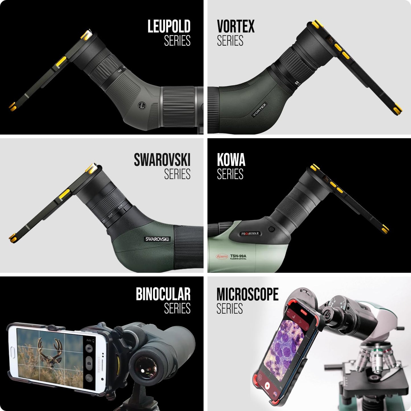 Phone Skope Complete Digiscoping Kit: Ideal Scope Camera for Hunting/Birding/Stargazing - Phone Scope Adapter Kit Includes Phone Scope Mount Case, Eyepiece Adapter, Lens Cloth - Fits Most Smartphones