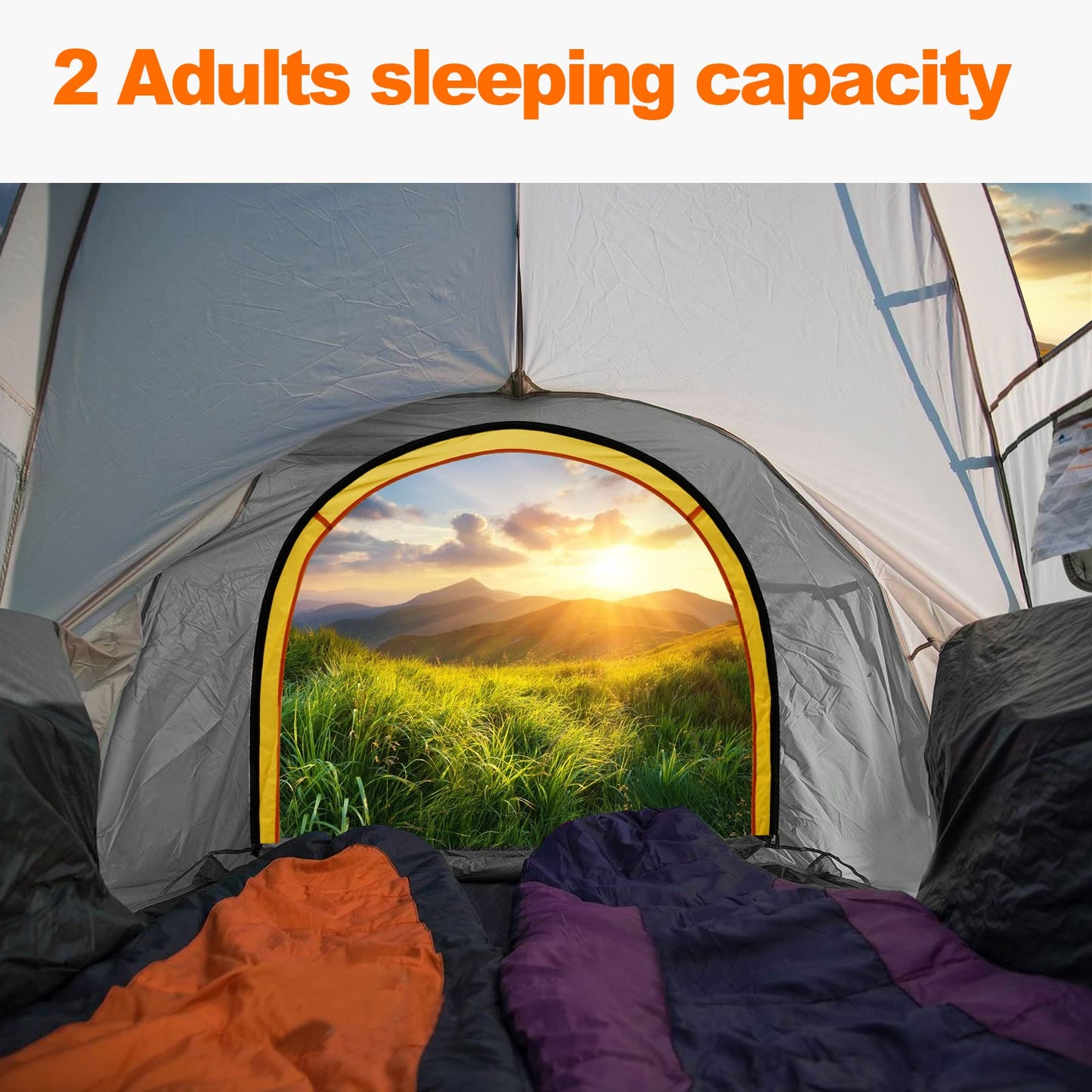 Pickup Truck Bed Tent, Gladiator Truck Tent 5.5ft with Removable Rainfly and Carrying Case, Pickup for 5-5.5ft Bed for Jeep Gladiator Full-Size Compact