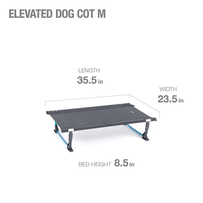 Helinox Elevated Dog Cot Portable Dog Bed for Travel or Camping, Medium (35.5 x 23.5)