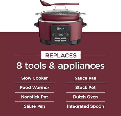Ninja MC1000 Foodi PossibleCooker - 8.5 Quart Multi-Cooker with 4-in-1 Functionality & Glass Lid