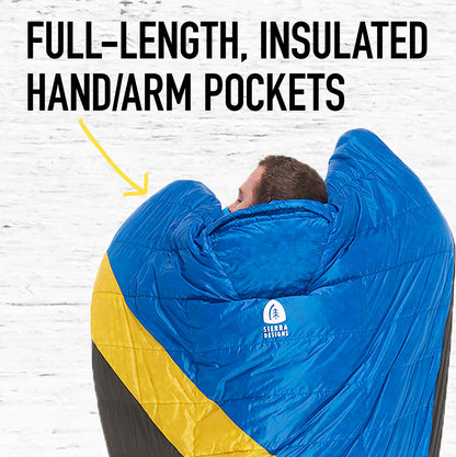 Sierra Designs Nitro Quilt 35 Degree Ultralight Sleeping Bag - 800 Fill Camping & Backpacking Sleeping Bag