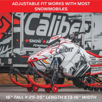 Caliber Sled Wheels 13585, Universal Snowmobile Transport Kit, Pair