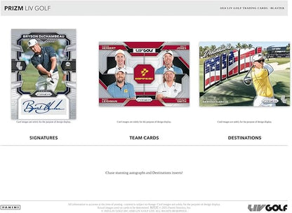2024 Panini Prizm LIV Golf 6-Pack Blaster Box Debut Edition (Exclusive Purple Pulsar Parallels)