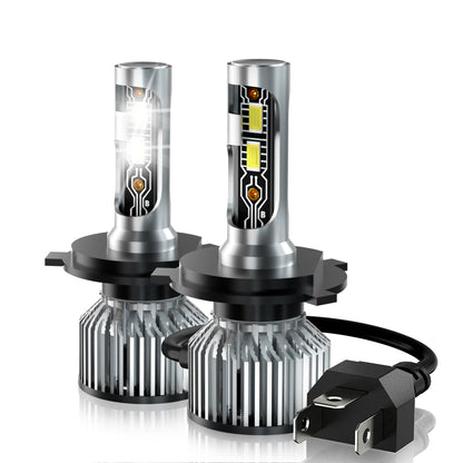TXBILMOO 9003 High Low Beam Halogen Headlight Bulbs, 24000LM, Aluminum, White, for Honda CR-V 2007-2014, Pack of