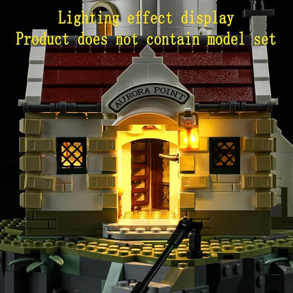 LED Light Kit Compatible with Lego Motorized Lighthouse - Lighting Set for Ideas 21335 Building Model (Model Set Not Included)