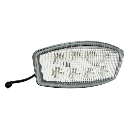HECASA LED Cab Lights - 12V Roof Marker Lights, Plastic & Aluminium Alloy, Clear Lens, Model MO-3489, 1 pc