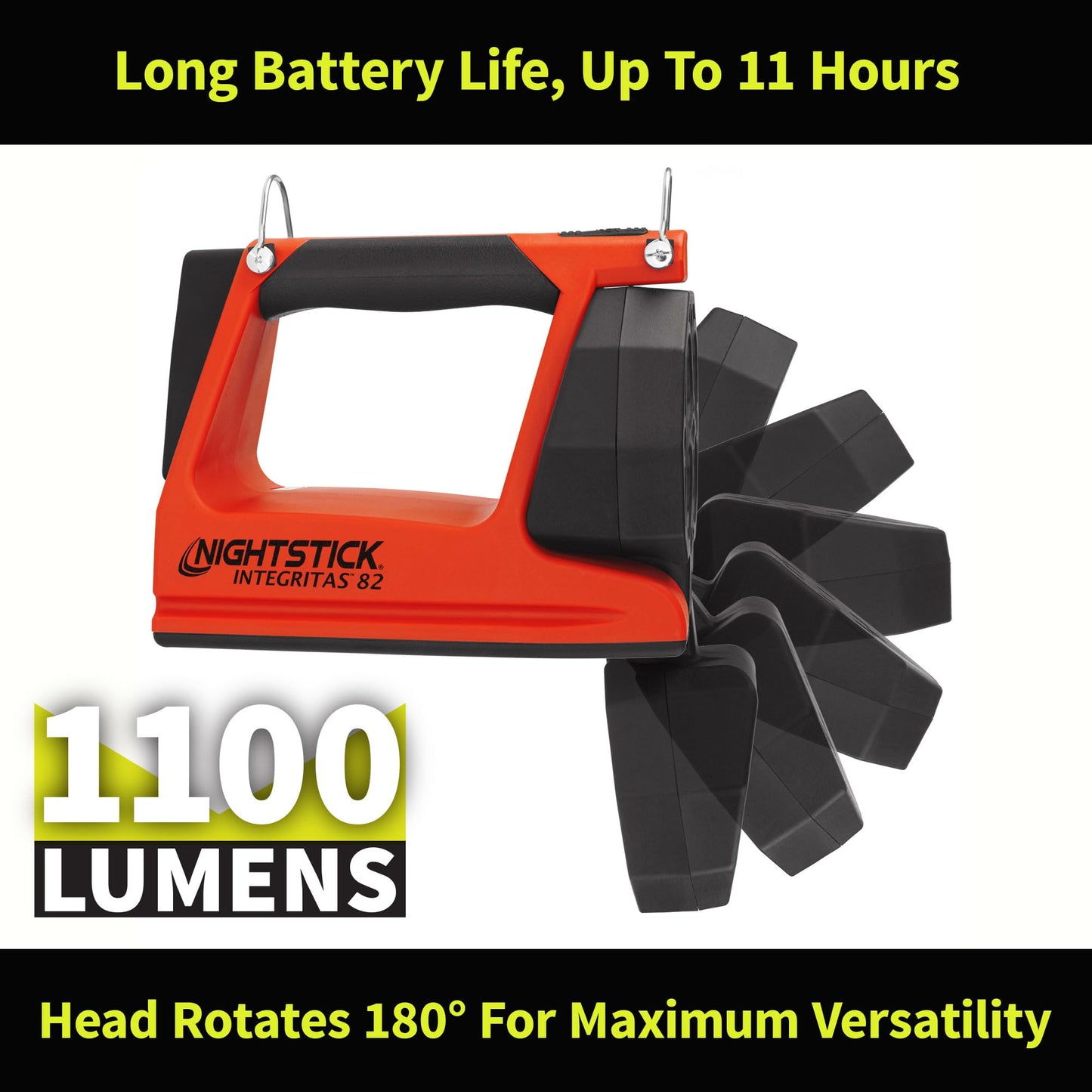 Nightstick XPR-5582RX INTEGRITAS 82 Intrinsically Safe Red Lantern + Nightstick Magnetic Base