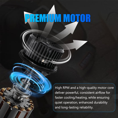 HVAC Blower Motor 700329 for 2015-2023 F-150, 2017-2022 F-250 F-350 F-450 F-550 F-600 Super Duty | Fits 2018-2024 Expedition Navigator, Front AC Heater Blower Motor Replacement