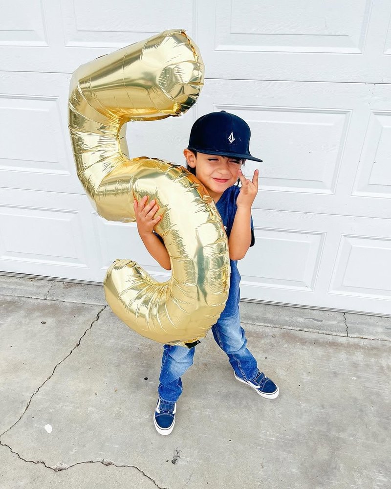 40 Inch Champagne Gold 1 Balloon for First Birthday, Light Gold 1st Number Balloons Birthday Decorations for Girl Kids Toddler Baby, One Giant Number 1 Balloon