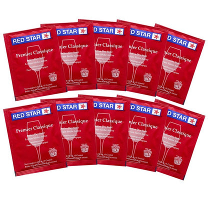 Wine Yeast Red Star Premier Classique Formerly Montrachet For Wine Making x10