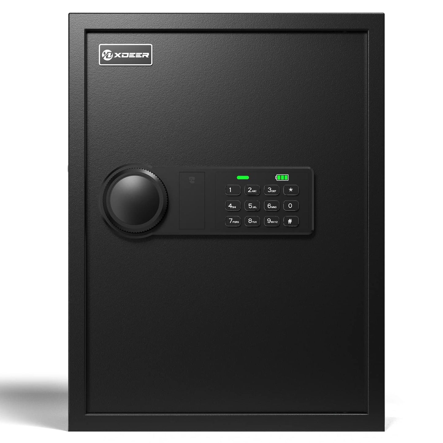 XDeer 71-Key Safe Wall Mount with Advanced Anti-Theft & LED Light, Key Cabinet with Combo & Key Lock for Hotels, Offices & Car Dealerships 1PCS