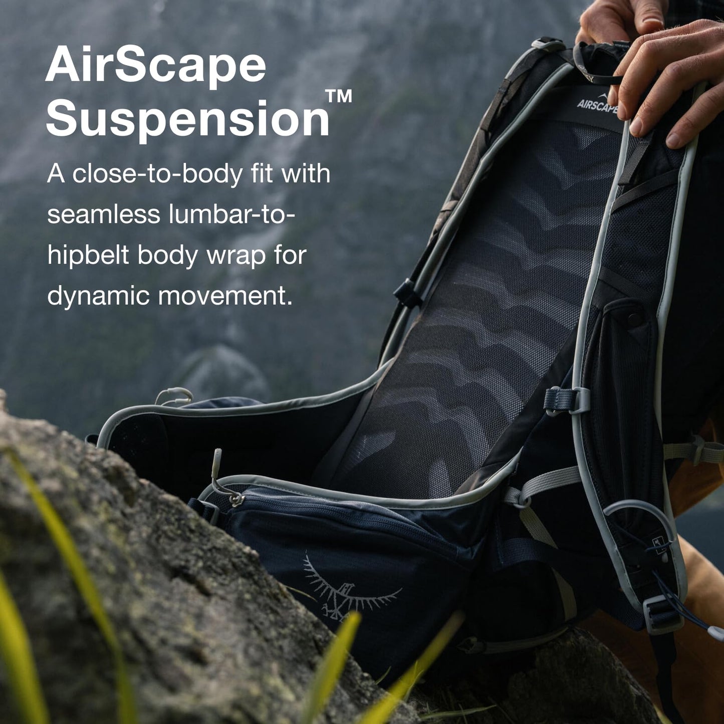 Osprey Talon 22L Men's Hiking Backpack with Hipbelt, Ceramic Blue, L/XL