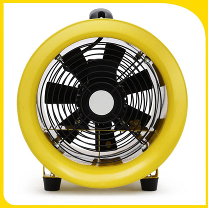 10 in Utility Blower Fan, 3300 RPM High-Speed Ventilation Fan with 33 ft PVC Duct Hose, CE & IP44 Waterproof Rated, Industrial Portable Air Blower Ventilator for Basements, Tunnels, Factories