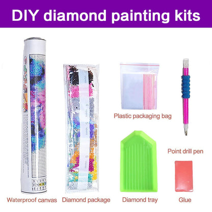 croshom Sunset Diamond Art Kits for Adults, 6 Packs Beach Diamond Painting Kits for Adults Beginners, 5D DIY Full Round Drill Gem Craft for Adult Gifts, Home Wall Decor 12" x 16"