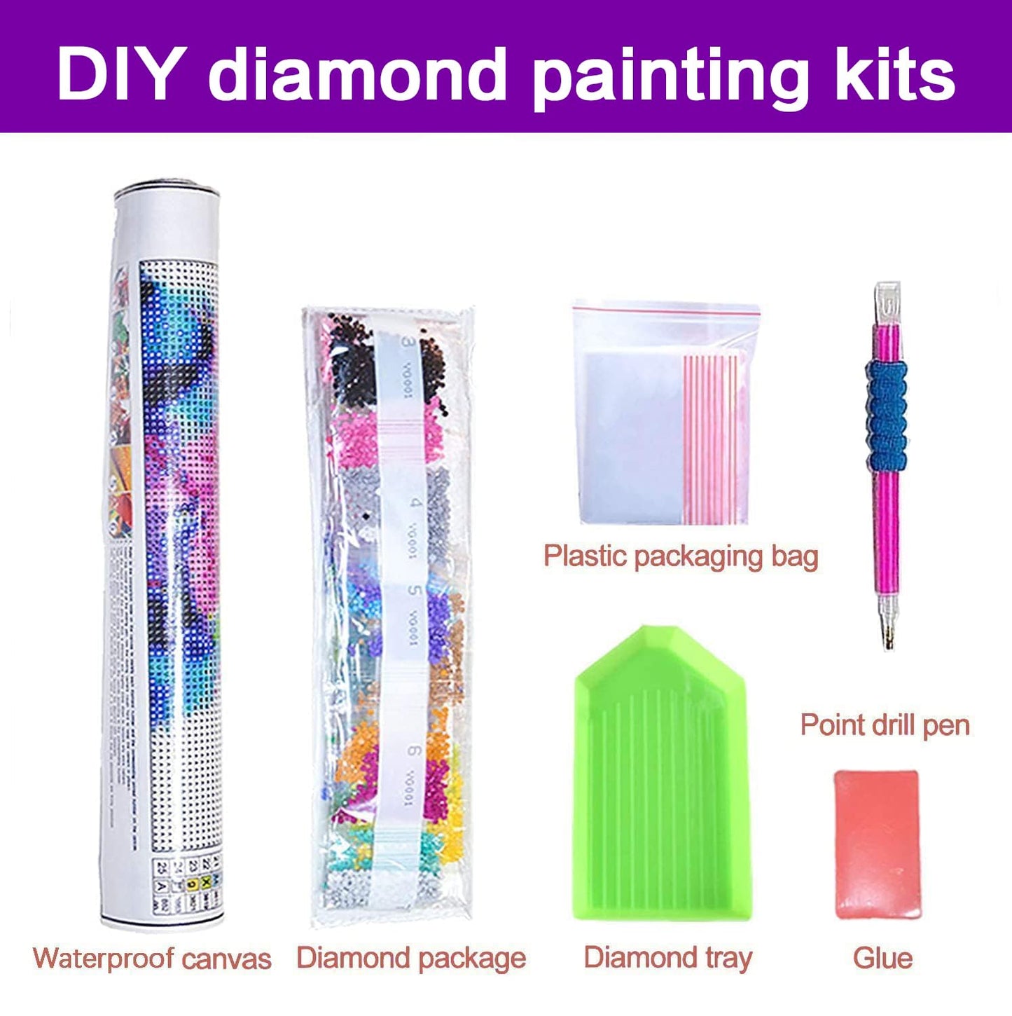 croshom Frog Diamond Art Kits for Adults - 3 Packs Diamond Painting Kits for Adults, Diamonds Art Painting Kit for Adult, 5D DIY Full Drills Craft for Gifts, Home Wall Decor 11.8x11.8in