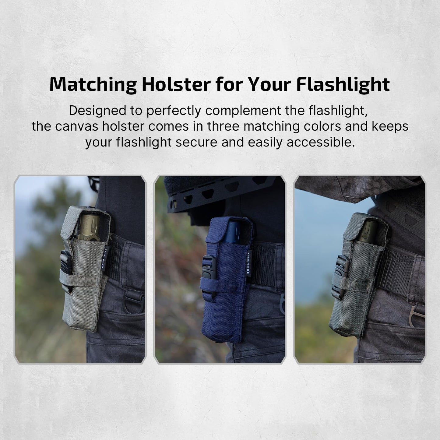 OLIGHT Warrior Ultra 2500 Lumens Tactical Flashlight, Compact Dual Switches Rechargeable Bright Light with Proximity Sensor, Suitable for Emergency, Outdoor, Searching (Olive-Green)