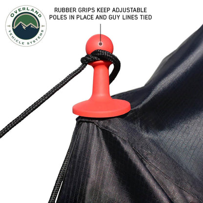 Overland Vehicle Systems XD Everest Annex Room Roof Top Tent Extension - Black Body Grey Trim (XD Everest Annex Room 2 Person)