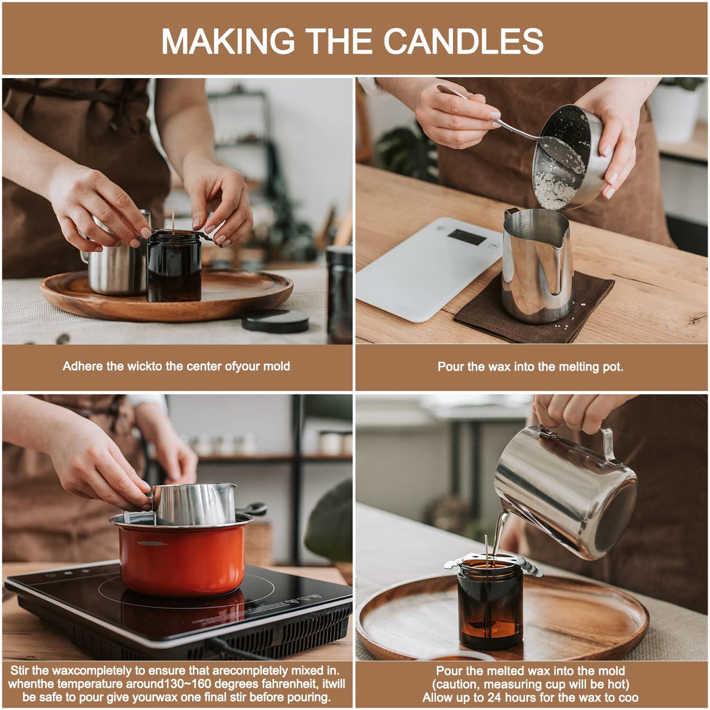 CLTNIKET 10 lb Soy Wax DIY Candle （Flakes & Soft）,Natural Soy Wax Candle