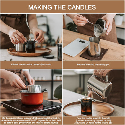 CLTNIKET 10 lb Soy Wax DIY Candle （Flakes & Soft）,Natural Soy Wax Candle