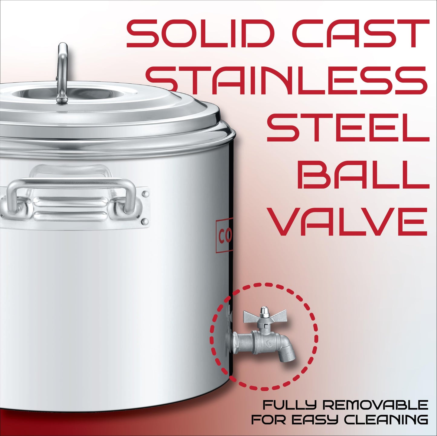 Concord Stainless Steel S Series Insulated Double Wall Stock Pot. Outdoor Kettle, great for temperature retention (40 Quart)