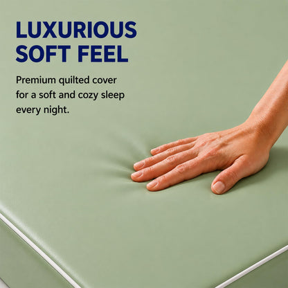 Greaton, 10-Inch Gel Memory Foam RV Mattress Replacement with Vinyl Cover, Medium Firm & Waterproof, Travel Camper Trailer Truck and Bunk, Pressure-Relief Support, Made in USA, 75" x 34"
