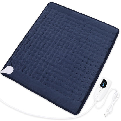 Heating Pad,Electric Heating Pads for Back,Neck,Abdomen,Moist Heating Pad for Shoulder,Knee,Arms,Legs,Dry/Moist Heat & Auto Shut Off,Birthday Gifts for Men and Women(Light Gray, 24''×12'')