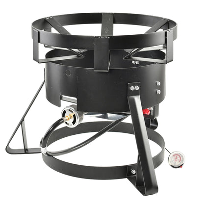 King Kooker 1700A 17-1/2-Inch Portable Propane Outdoor Cooker with Cast Iron Burner (pots Sold separatley: 5920A, 5940A)