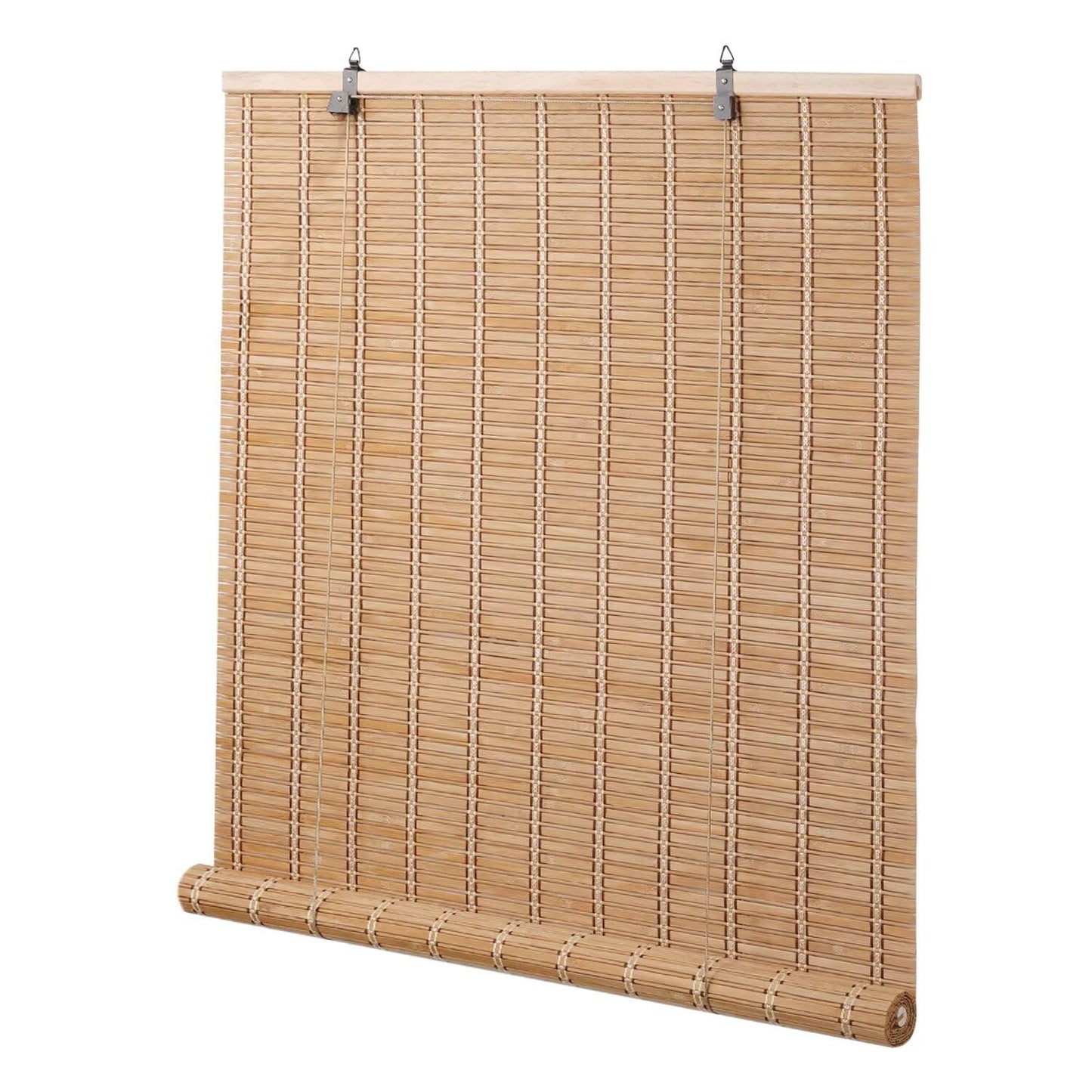 Bamboo Blinds for Interior Windows, Easy to Install Bamboo Shades for Indoor Windows, Custom Roller Shades for Indoor Window and Outdoor Patio, 48" W x 85" H
